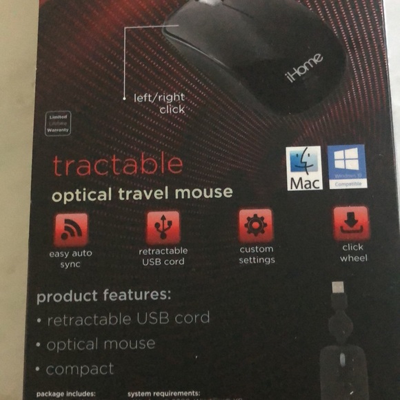 iHOME Travel mouse, new, still in the box - Picture 4 of 4